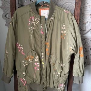 Anthropologie embroidered jacket XS